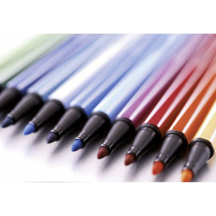 Stabilo Pen 68 ArtTy Surtido de Colores Intensos Estuche 12 UD