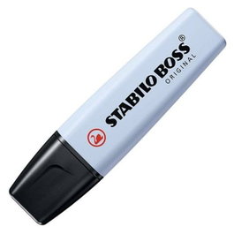 Stabilo STABILO BOSS ORIGINAL Marcador Fluorescente Azul Nublado Pastel (Set de 10) تقد