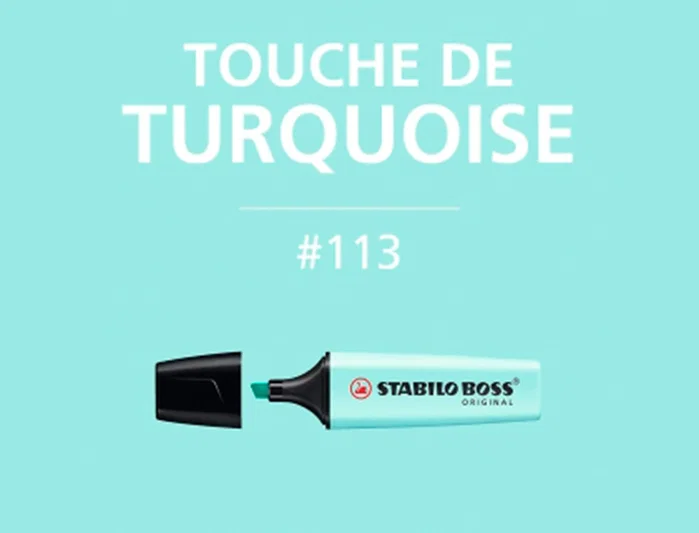 Stabilo Boss Original Turquesa Pastel Set de 10 Marcadores Fluorescentes