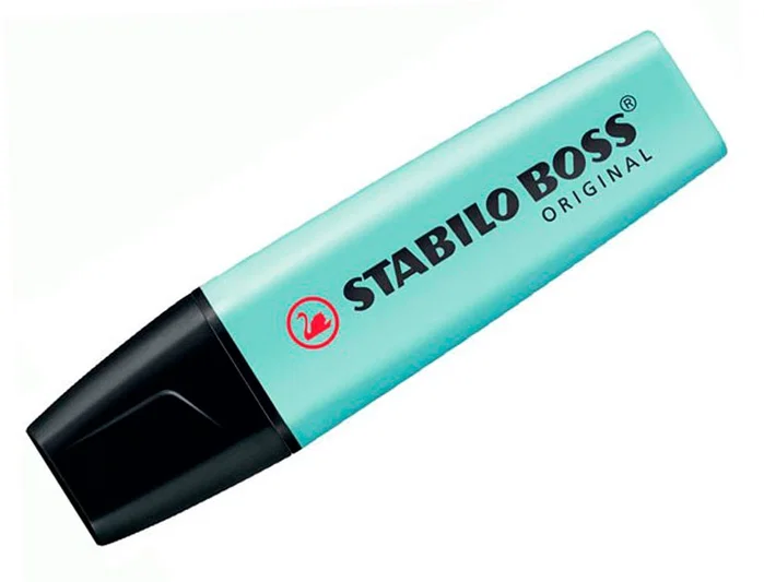 Stabilo Boss Original Turquesa Pastel Set de 10 Marcadores Fluorescentes