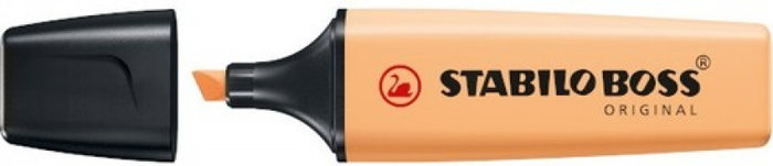 Stabilo STABILO BOSS ORIGINAL Naranja Pálido (Set de 10) con tecnología antisecado