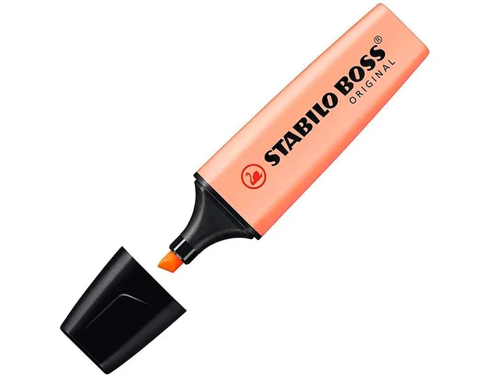 Stabilo Boss Original Naranja Pálido Set de 10 Marcadores Fluorescentes Pastel Stabilo Boss Original Naranja Pálido Set de 10 Marcadores Fluorescentes Pastel