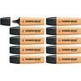 Stabilo Boss Original Naranja Pálido Set de 10 Marcadores Fluorescentes Pastel
