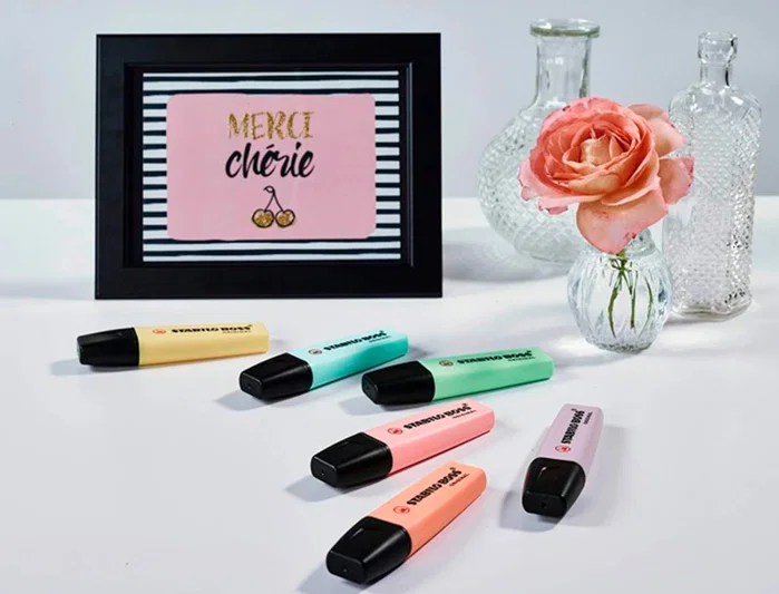 Stabilo STABILO BOSS ORIGINAL Melocotón Pastel (Set de 10) Marcadores Fluorescentes