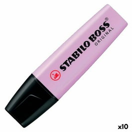 Stabilo Marcador Fluorescente Boss Original Violeta Pastel (Set de 10) inevitable