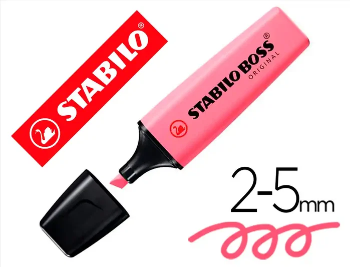 Stabilo Set de 10 Marcadores Fluorescentes Boss Original Fucsia Helado Stabilo Set de 10 Marcadores Fluorescentes Boss Original Fucsia Helado