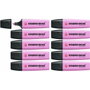 Stabilo Set de 10 Marcadores Fluorescentes Boss Original Fucsia Helado