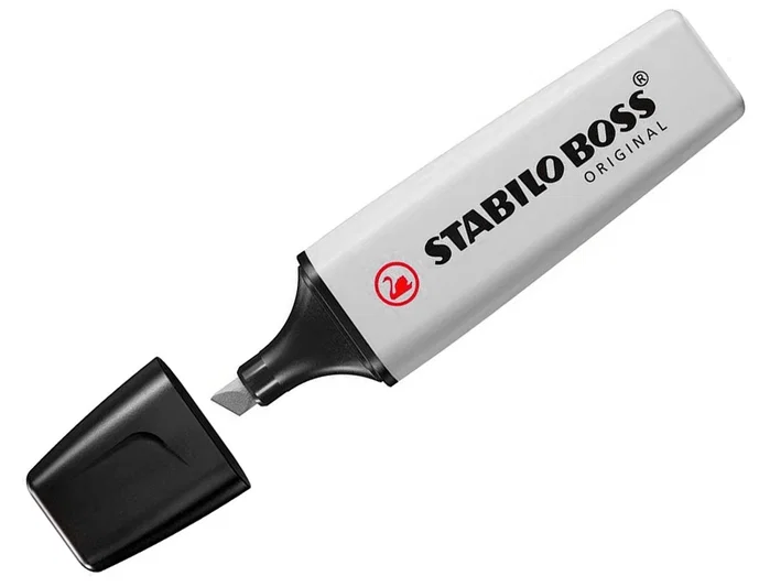 Stabilo STABILO BOSS ORIGINAL Marcador Fluorescente Pastel Gris Polvoriento (Set de 10) lifetyle