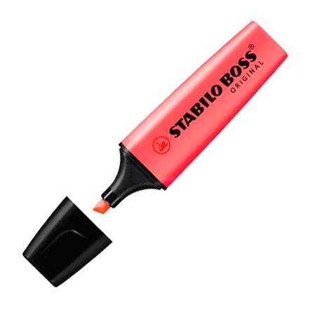 Stabilo Marcador Fluorescente Boss Original Rojo (Set de 10) (Set de 10) Stabilo Marcador Fluorescente Boss Original Rojo (Set de 10) (Set de 10)