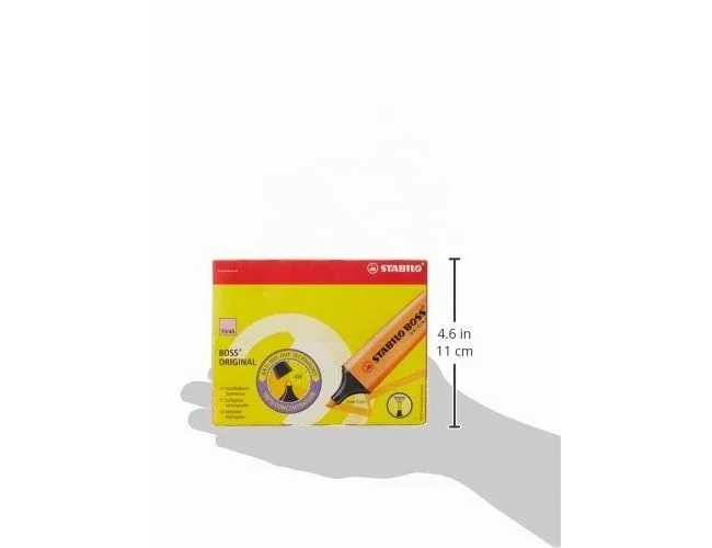 Stabilo STABILO BOSS ORIGINAL Marcador Fluorescente Rojo (Set de 10) inevitable