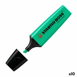 Stabilo STABILO BOSS ORIGINAL Marcador Fluorescente Azul Turquí (Set de 10)