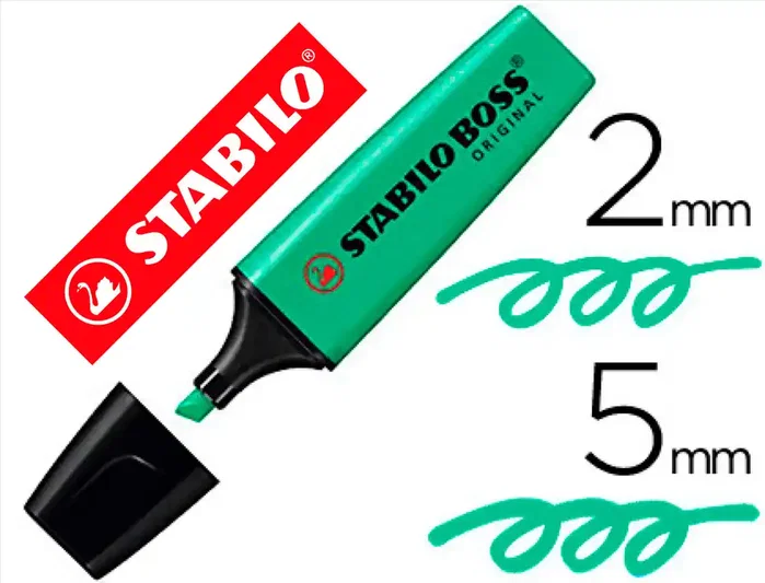 Stabilo STABILO BOSS ORIGINAL Marcador Fluorescente Azul Turquí (Set de 10) Stabilo STABILO BOSS ORIGINAL Marcador Fluorescente Azul Turquí (Set de 10)