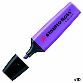 Stabilo STABILO BOSS ORIGINAL Marcador Fluorescente Lavanda (Set de 10)