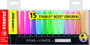 Stabilo Boss Original Set de Escritorio con 15 Marcadores (9 Fluorescentes y 6 Pastel)
