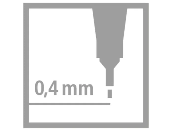 Stabilo Rotulador Punta de Fibra Point 88 Estuche 20 uds Colores Surtidos Trazo 0.4mm