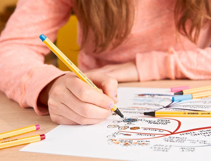 Stabilo Rotulador Punta de Fibra Point 88 Estuche 20 uds Colores Surtidos Trazo 0.4mm