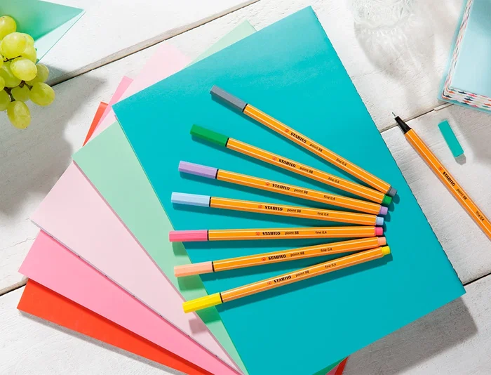 Stabilo Rotulador Punta de Fibra Point 88 Estuche 20 uds Colores Surtidos Trazo 0.4mm