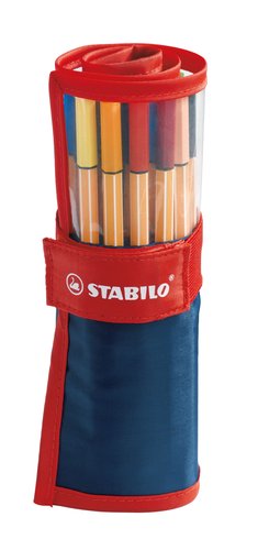Stabilo Point 88 Estuche Rollerset de 25 Colores Surtidos