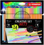 Stabilo Creative Set Arty con 12 Point 88 y 12 Pen 68 Colores Surtidos, Estuche 24 UD