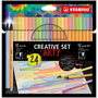 Stabilo Creative Set Arty con 12 Point 88 y 12 Pen 68 Colores Surtidos, Estuche 24 UD