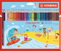 STABILO Lápices de Colores Acuarelables Aquacolor Estuche de 36 Unidades