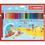 STABILO Lápices de Colores Acuarelables Aquacolor Estuche de 36 Unidades