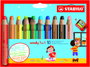 Stabilo woody 3 en 1 Estuche de 10 Lápices de Colores Surtidos con Sacapuntas