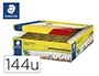 Staedtler Lápices de Grafito Noris N.2 HB Class Pack 144 Unidades