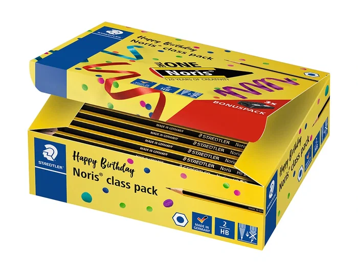 Staedtler Lápices de Grafito Noris N.2 HB Class Pack 144 Unidades
