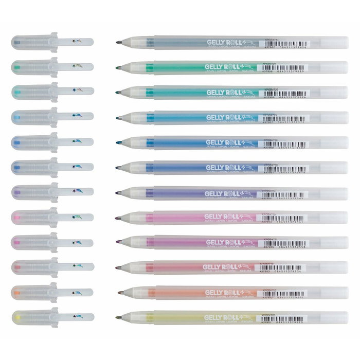 Talens Sakura Gelly Roll Stardust Estuche de 12 Bolígrafos de Gel Surtidos Talens Sakura Gelly Roll Stardust Estuche de 12 Bolígrafos de Gel Surtidos