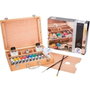 Talens Van Gogh Set Básico de Pinturas al Óleo en Caja de Madera con 10 Tubos de 40ml