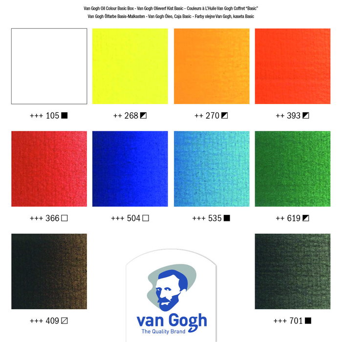 Talens Set Básico Van Gogh de Óleos en Caja de Madera con 10 Tubos de 40ml y Accesorios Talens Set Básico Van Gogh de Óleos en Caja de Madera con 10 Tubos de 40ml y Accesorios