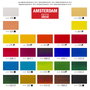 Talens Amsterdam Set de 24 Tubos Acrílicos de 20ml Standard Series Colores Surtidos