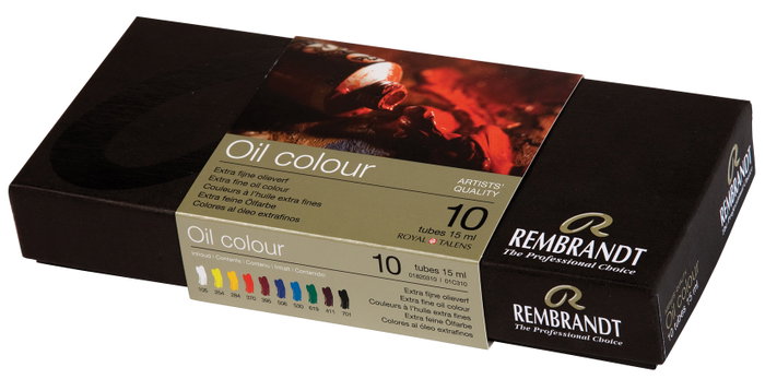 Talens Rembrandt Set Básico de Pinturas al Óleo con 10 Tubos de 15ml Colores Surtidos Talens Rembrandt Set Básico de Pinturas al Óleo con 10 Tubos de 15ml Colores Surtidos