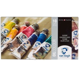 Talens Estuche Básico Pinturas Óleo Van Gogh 10 Tubos 20 mL Colores Surtidos