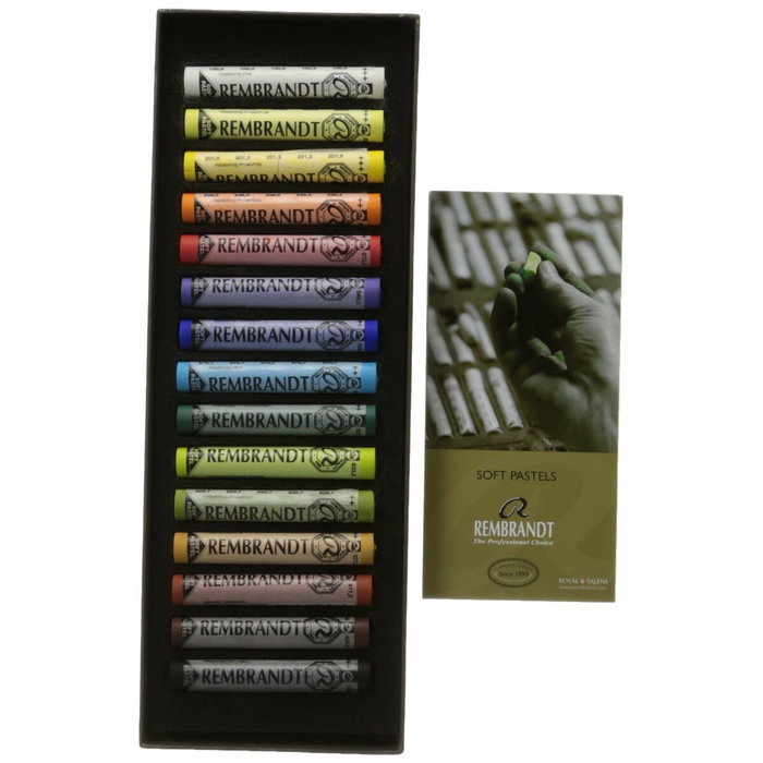 Talens Rembrandt Set de Pasteles Suaves Selección General, 15 Unidades Talens Rembrandt Set de Pasteles Suaves Selección General, 15 Unidades