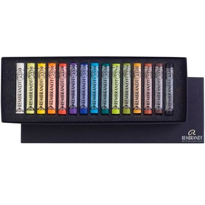 Talens Rembrandt Set de Pasteles Suaves Selección General, 15 Unidades Talens Rembrandt Set de Pasteles Suaves Selección General, 15 Unidades