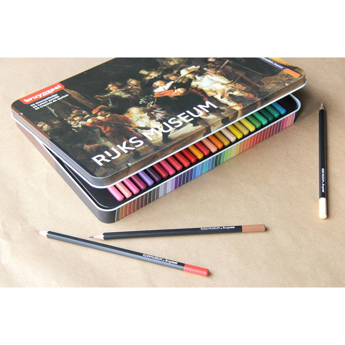 Talens Bruynzeel Lápices de Colores La Ronda de Noche Estuche Metálico 50 UD Talens Bruynzeel Lápices de Colores La Ronda de Noche Estuche Metálico 50 UD