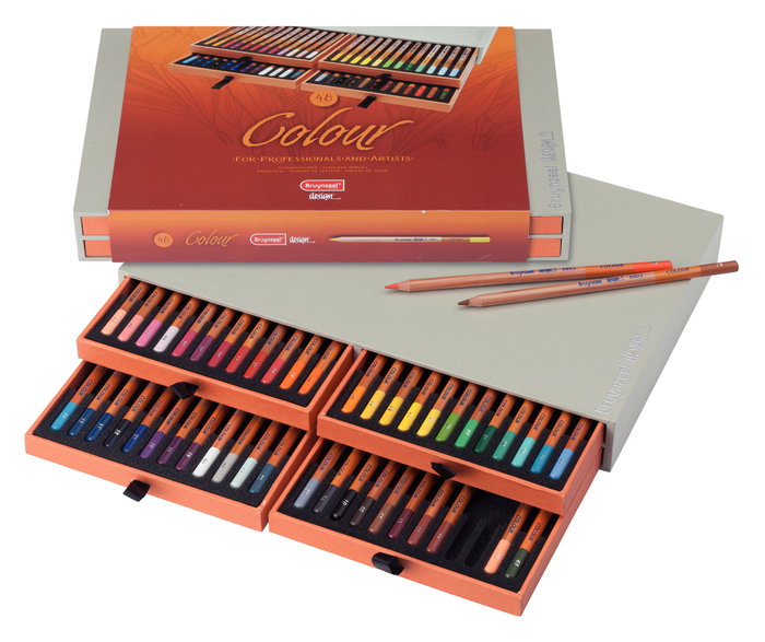 Talens Bruynzeel Lápices de Colores Design Estuche de Lujo 48 Unidades