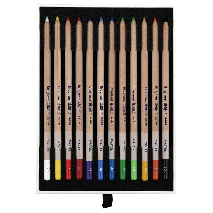 Talens Bruynzeel Lápices de Colores Pastel Estuche de Lujo 12 unidades
