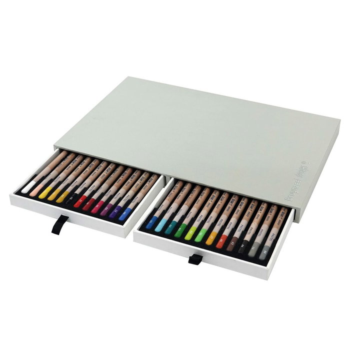 Talens Bruynzeel Lápices de Colores Pastel Estuche de Lujo 24 UD
