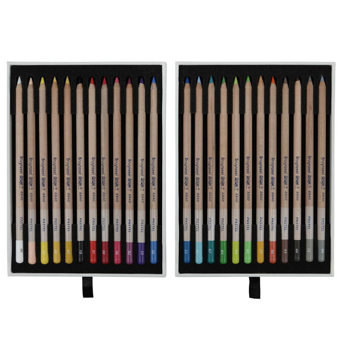 Talens Bruynzeel Lápices de Colores Pastel Estuche de Lujo 24 UD