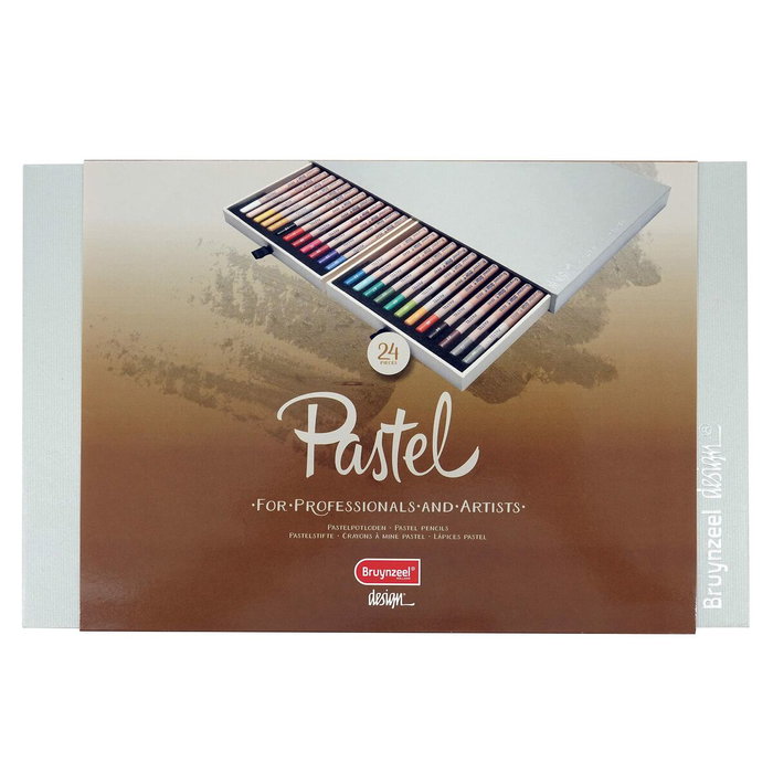 Talens Bruynzeel Lápices de Colores Pastel Estuche de Lujo 24 UD