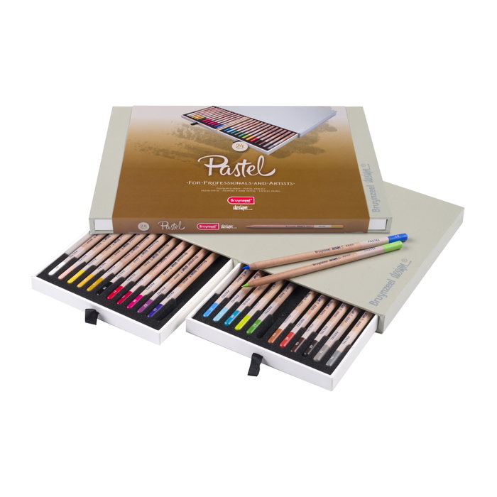 Talens Bruynzeel Lápices de Colores Pastel Estuche de Lujo 24 UD