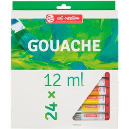 Talens Set De Colores Témpera Gouache Tubo 12 mL Estuche 24 Ud