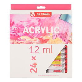 Talens Set Acrílico Tubo 12 mL Colores Surtidos Estuche 24 Unidades