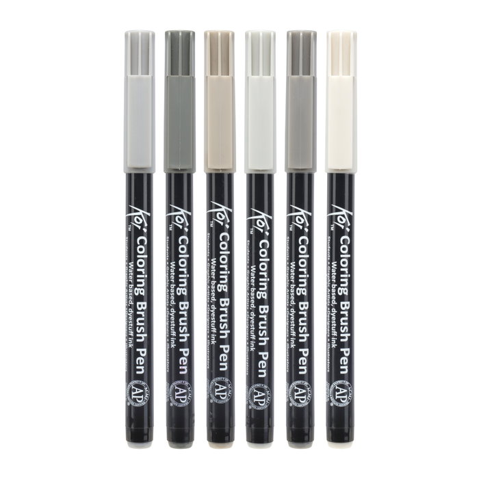 Talens Sakura Koi Colouring Brush Pen Set Urban Estuche 6 Unidades Talens Sakura Koi Colouring Brush Pen Set Urban Estuche 6 Unidades