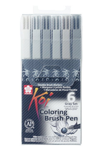 Talens Sakura Koi Colouring Brush Pen Set Urban Estuche 6 Unidades Talens Sakura Koi Colouring Brush Pen Set Urban Estuche 6 Unidades