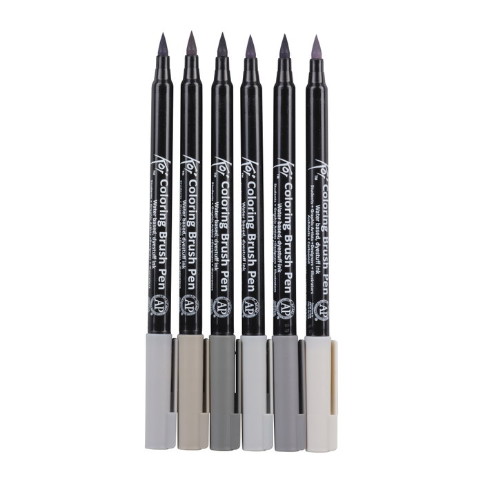 Talens Sakura Koi Colouring Brush Pen Set Urban Estuche 6 Unidades Talens Sakura Koi Colouring Brush Pen Set Urban Estuche 6 Unidades