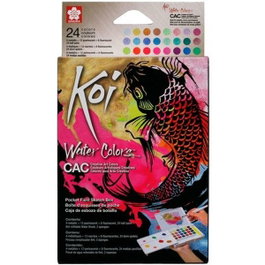Talens Koi Watercolours Sketch Box 24 Colores Creative Art Surtidos